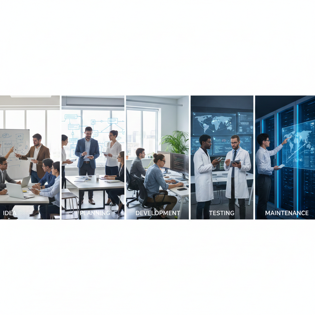 Paso a paso del ciclo de vida del desarrollo de software: Desde la idea hasta la implementación 2 Desarrollo de Software - Paso a paso del ciclo de vida del desarrollo de software: Desde la idea hasta la implementación