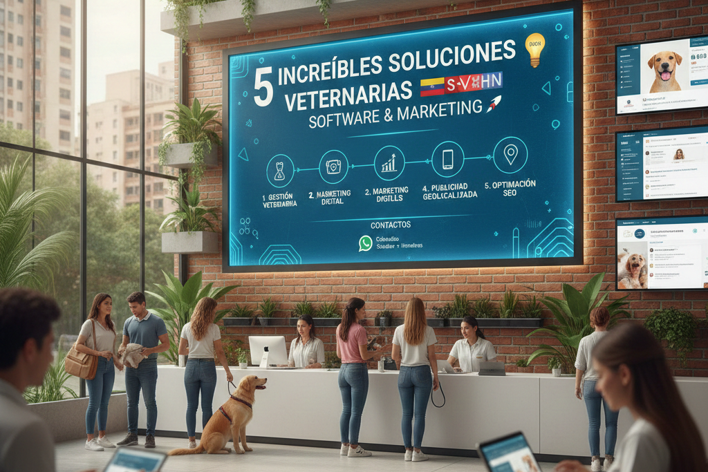 5 Increíbles Soluciones de Empresas de Desarrollo de Software y Agencias de Marketing Digital para Veterinarias en Colombia, El Salvador y Honduras