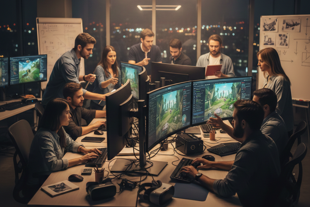 7 Estrategias Asombrosas para Revolucionar el Desarrollo de Videojuegos y Potenciar tu Éxito 1 Desarrollo de Videojuegos 7 Estrategias Asombrosas para Revolucionar el Desarrollo de Videojuegos y Potenciar tu Éxito